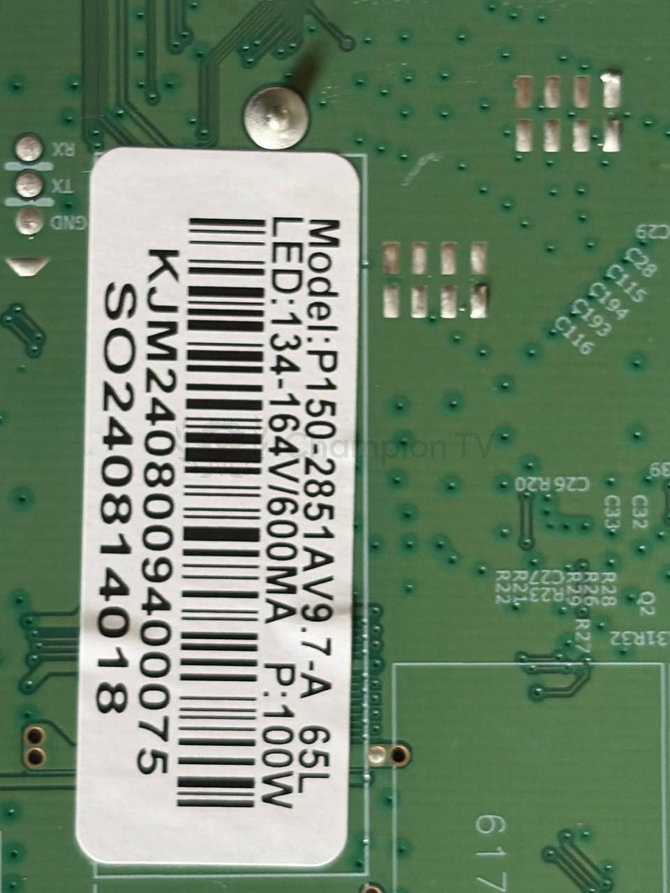 Системна плата 2E 50A77Q P150-2851AV9.7 50" mainboard, нова