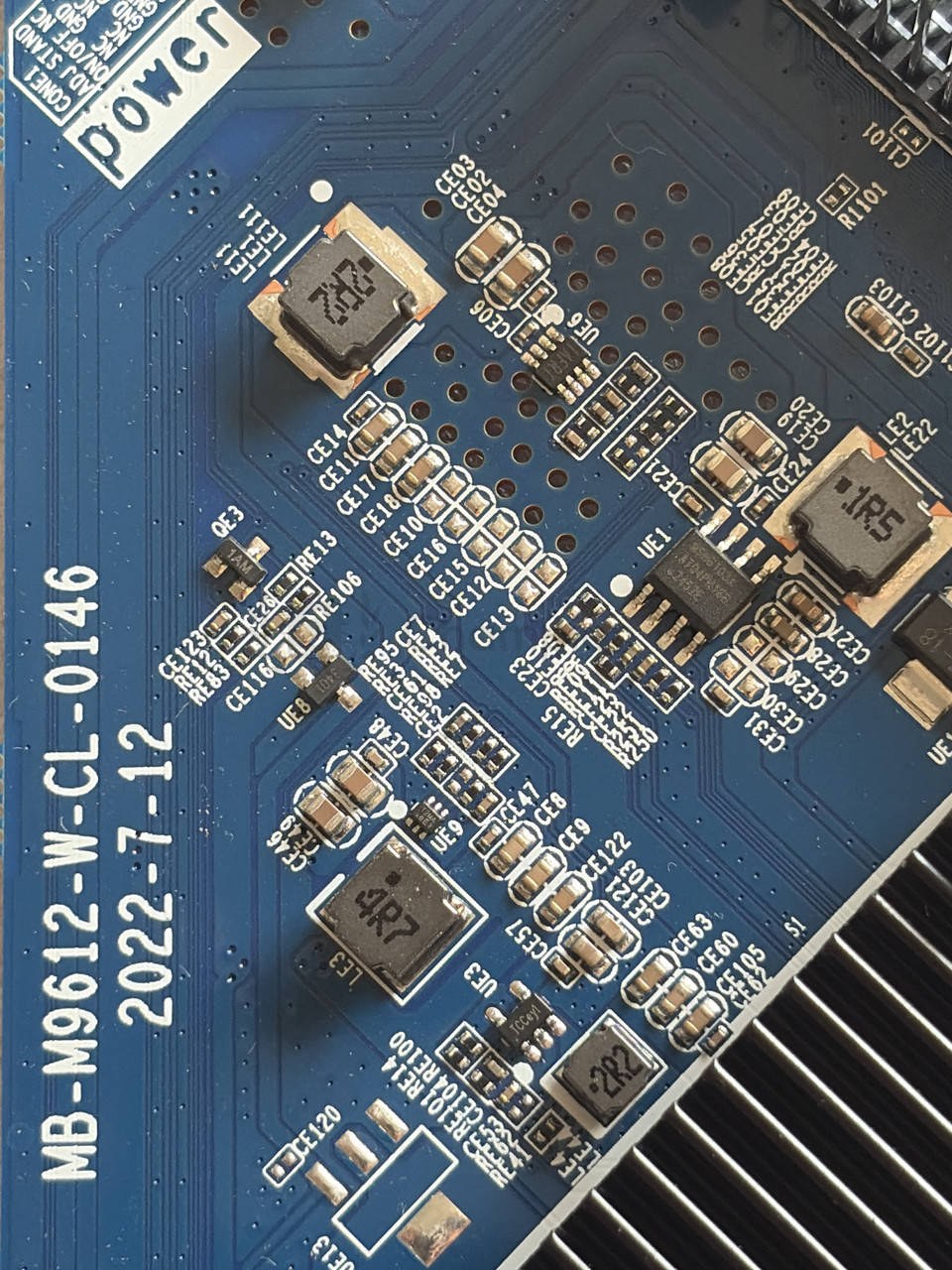 Системна плата mainboard ERGO 43GUS8555 MB-M9612-W-CL-0146 43" плата керування, нова