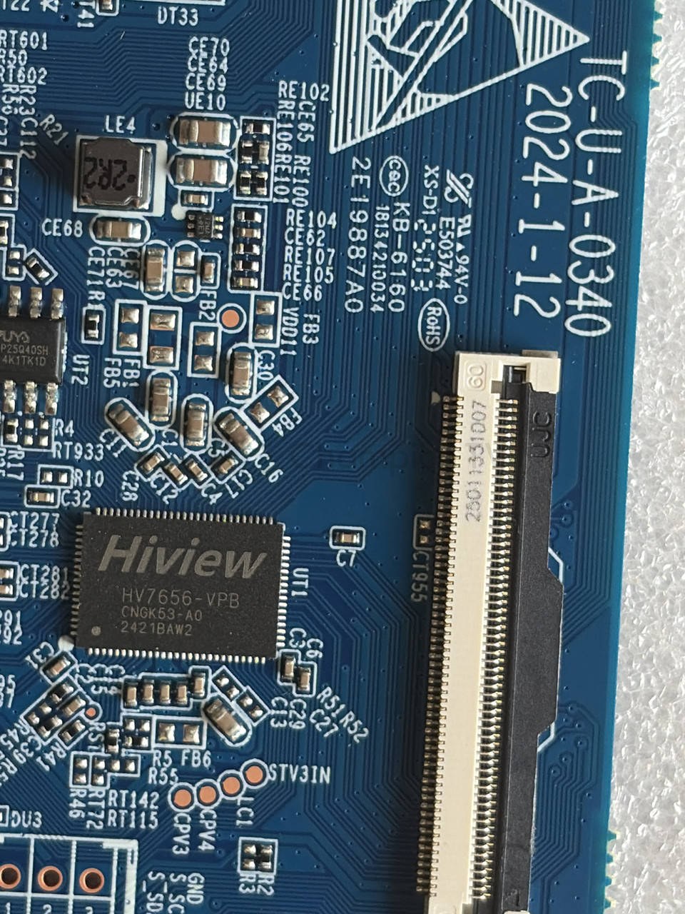 T-con тикон ERGO TCU-A-0340 для ERGO 43GUS8555 (43 дюйми) плата матриці, нова
