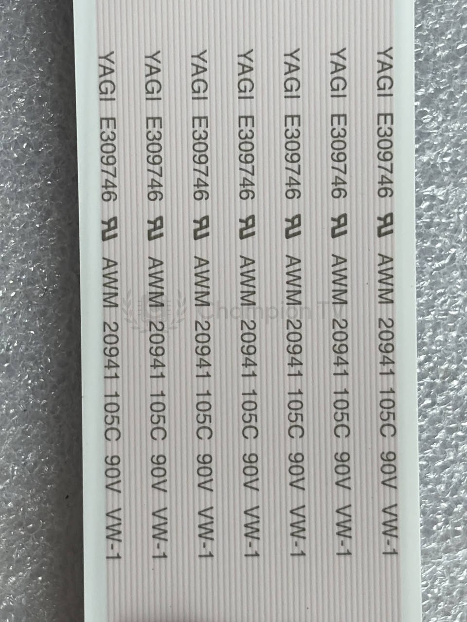 Шлейф LVDS YAGI E309746 для Hitachi LE55A6R9 / LE55A6R9A (55") б/у