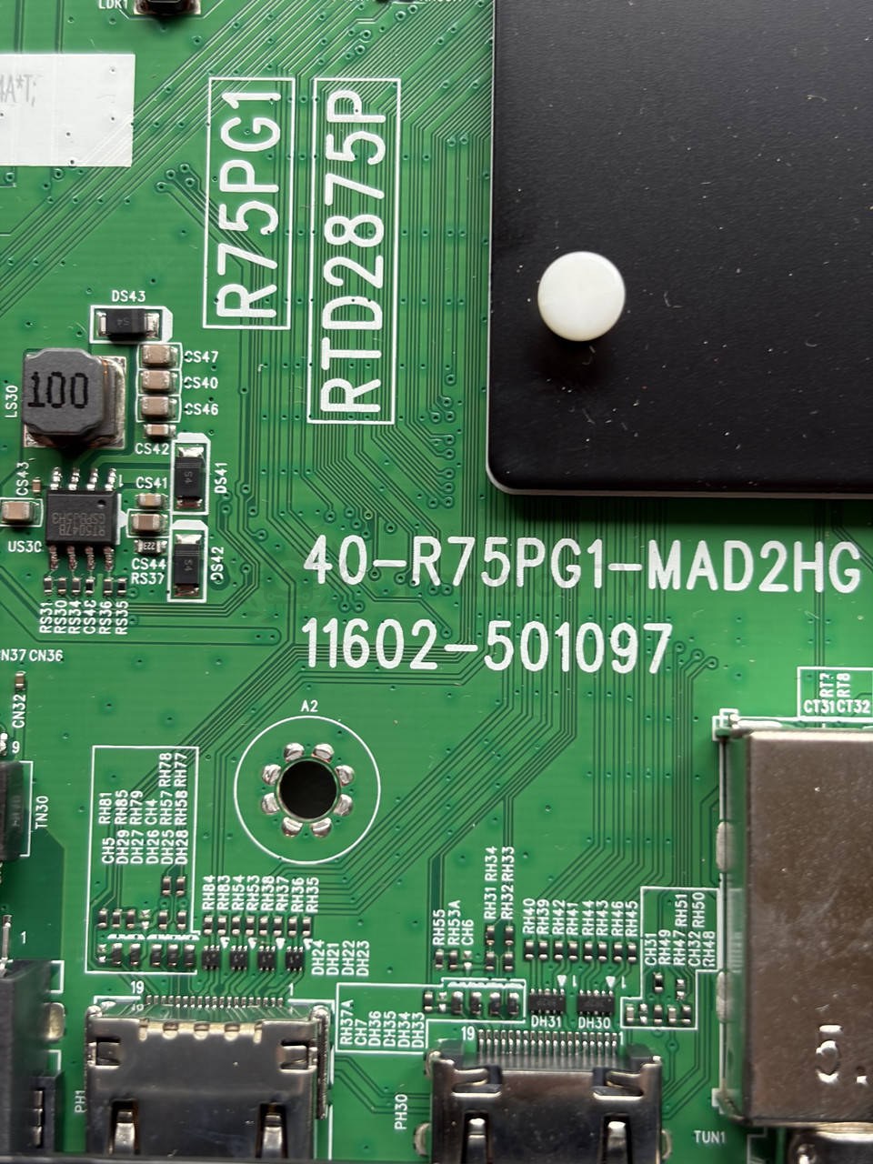 Системна плата телевізора TCL 40-R75PG1-MAD2HG