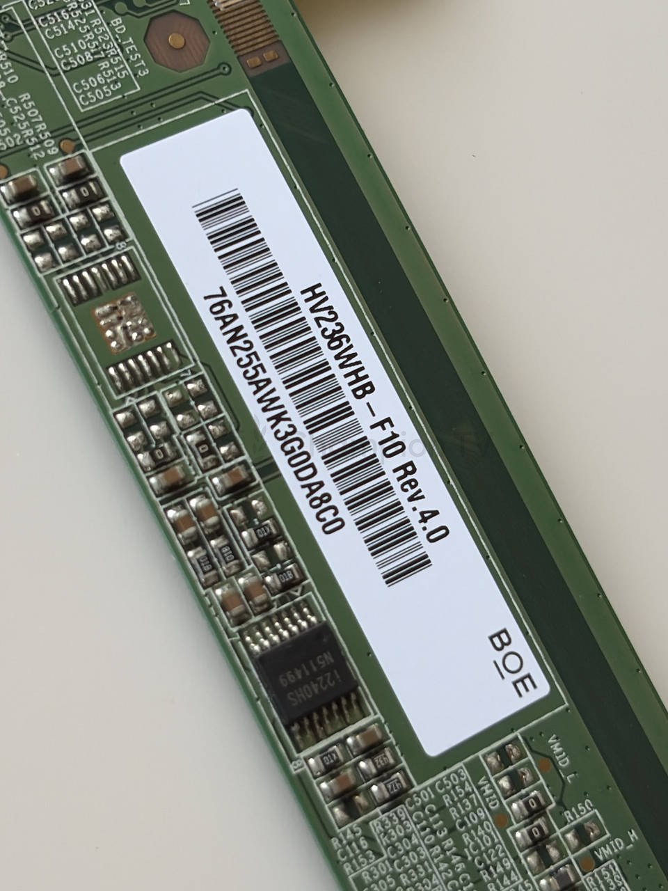 Плата буфер-драйвер матриці BOE HV236WHB-F10 Rev.4.0 (тайминг-контролер), нова