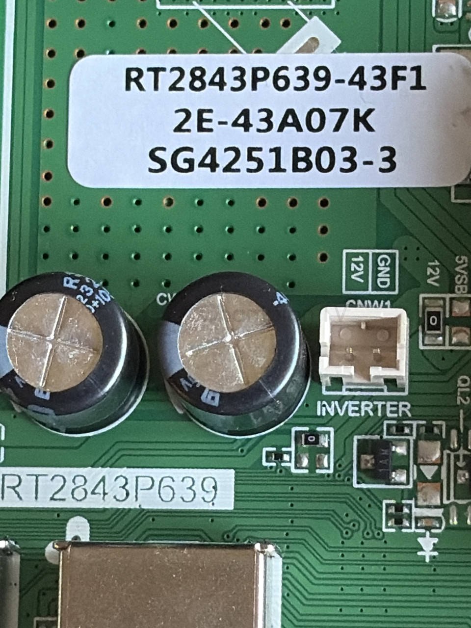 Системна плата 2E 43A07K HK.T.RT2843P639 43 дюйм, нова