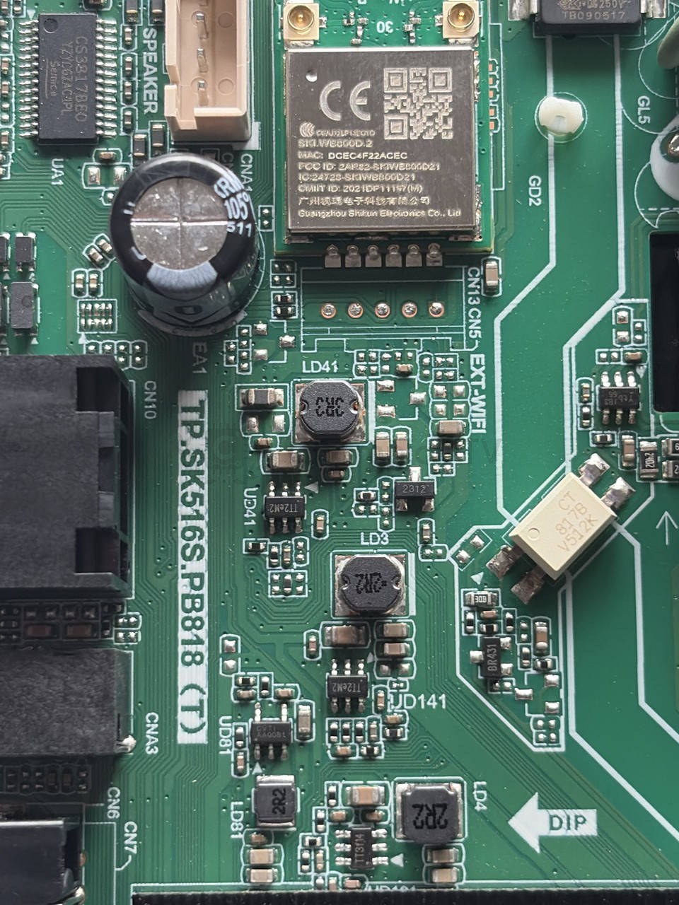 Системна плата Samsung UA32S00 TP.SK516S.PB818 32" mainboard для телевізора, нова