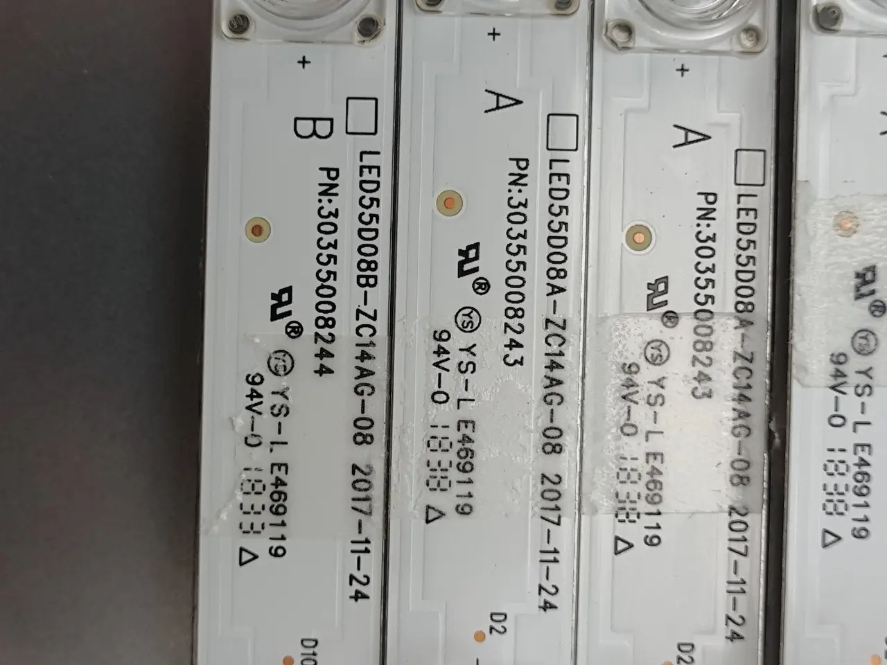 Підсвітка led телевізора Kivi 55ux10s