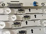 Підсвітка led лінійка телевізора Samsung Ue40j5100aw 40' d4ge-400dca-r2