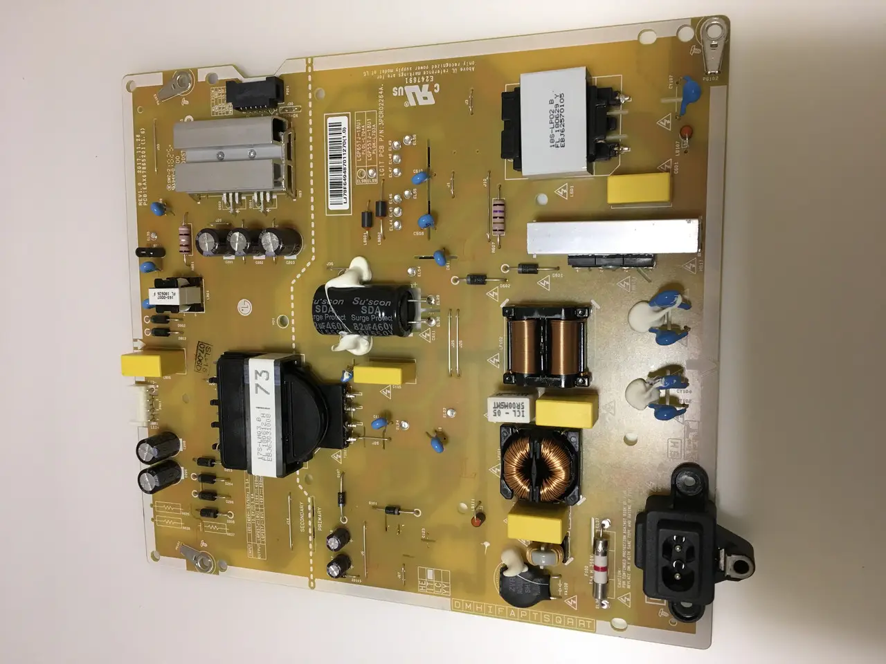 Плата блок живлення телевізора LG LGP55TJ-18U1 pldk-l703a 3pr02264a 55uk6300mlb та ін day