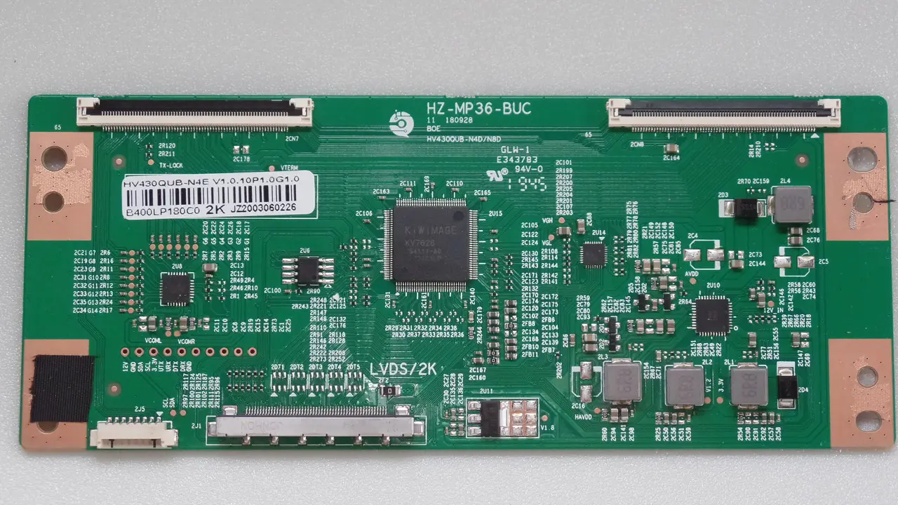 T-con HZ-MP36-BUC HV430QUB v1.0 BOE HV430QUB-N4E