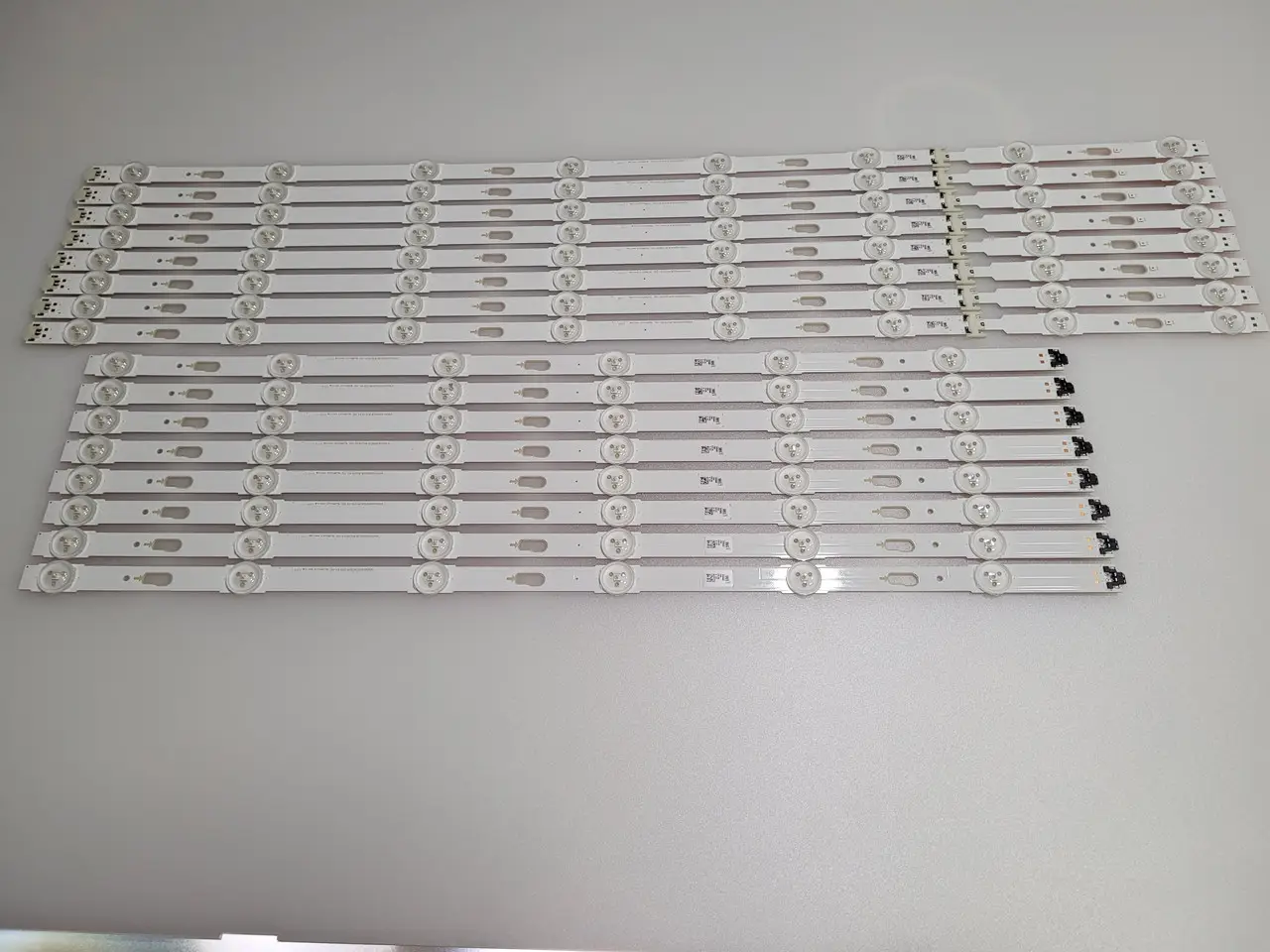 Підсвітка 65” led телевізора UE65MU6222 16планок BN96-39665A & BN96-39666A