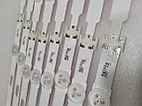 Підсвітка 65” led телевізора UE65MU6222 16планок BN96-39665A & BN96-39666A