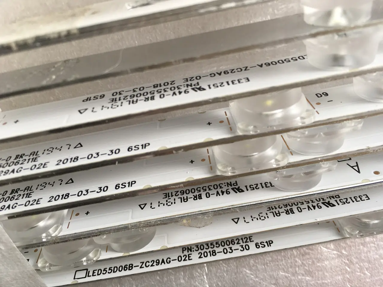 Підсвітка led телевізора Kivi 55 led55d07a-zc29ag-02e 30355006212e 30355006211e