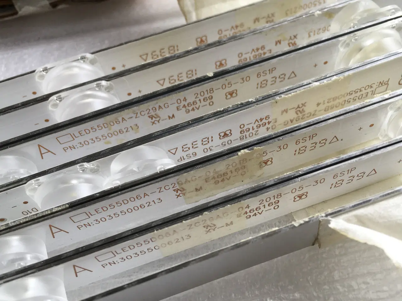 Підсвітка led телевізора Kivi 55 led55d07a-zc29ag-04 30355006213 30355006214