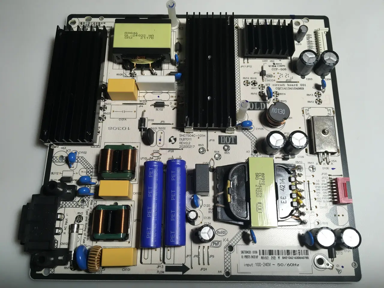 Плата питания Xiaomi L65M5-5ASP SHG7504C-101H Rev:0.2 20200217