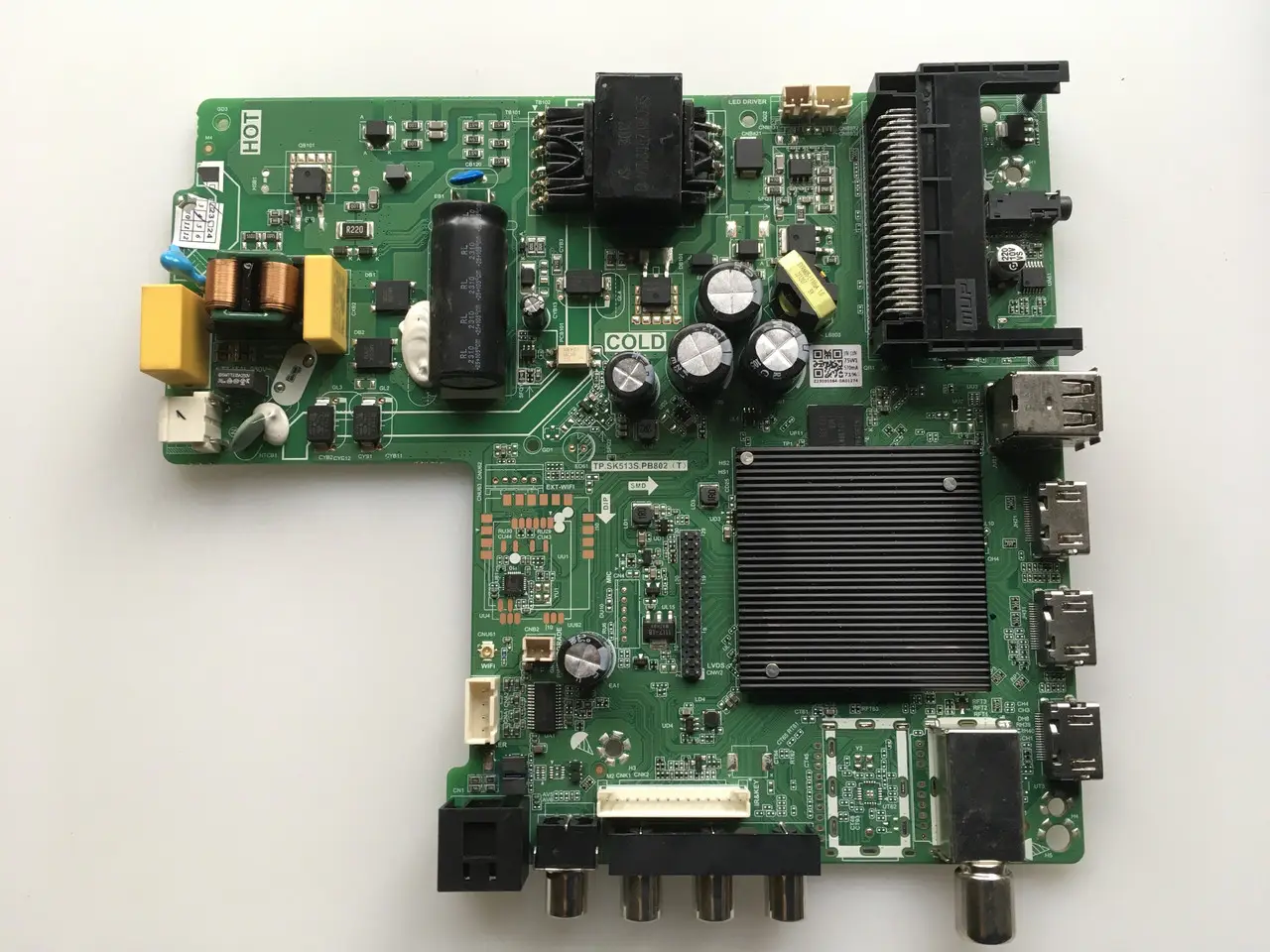 Системна плата телевізора Samsung UA56S00 TP.SK513S.PB802(T) 570mA 72-78V