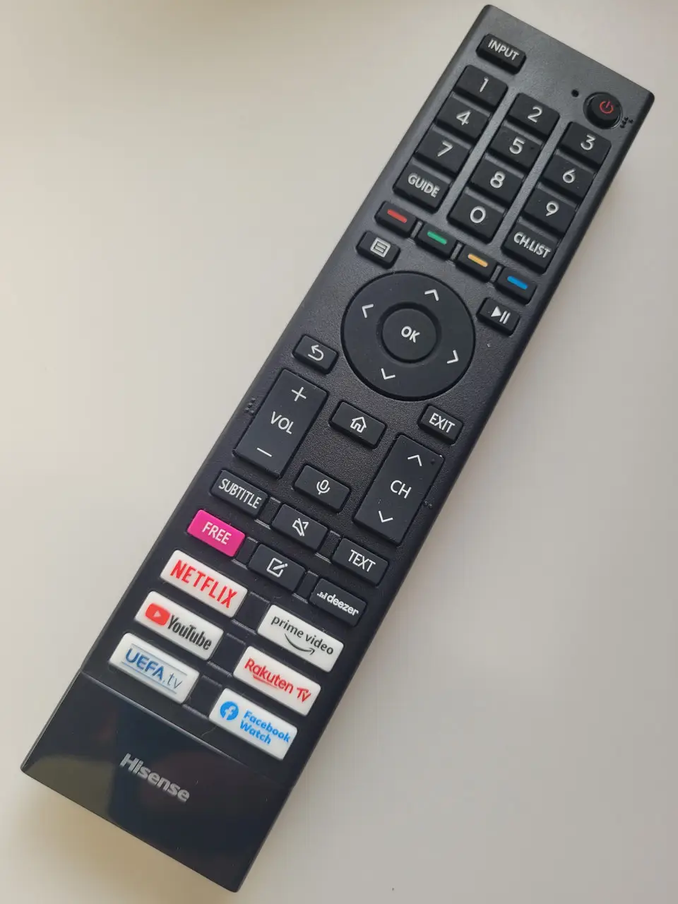 Пульт ДК HISENSE ERF3B80H(0012) ZDA1230601 оригінал Smart Control голос