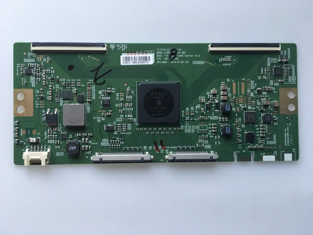Плата тикон T-con LG 6870c-0546a v0.9 LC550DQF-FHA1-8B1 120hz