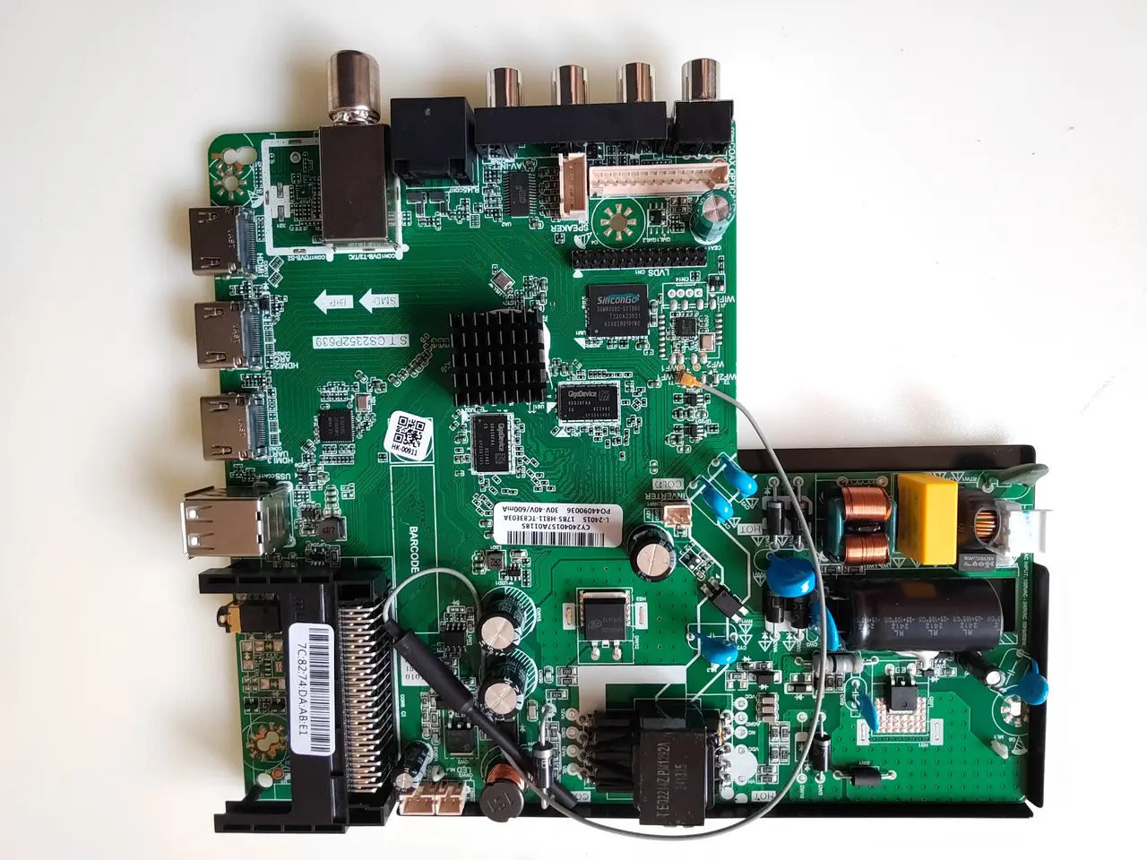 Системна плата телевізора LED TELEVISION 32SFD4 S.T.C.S2352P639 L-24015 cy24040157A01185