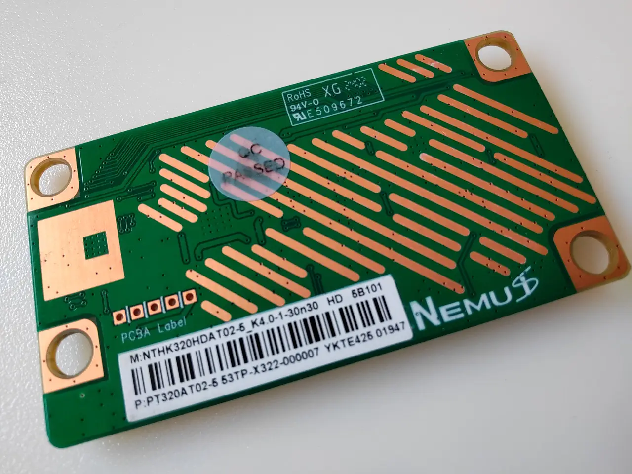 Плата тикон T-Con Board NEMUS NTHK320HDA T02-5_K4.0 PT320AT02-5 Nemus
