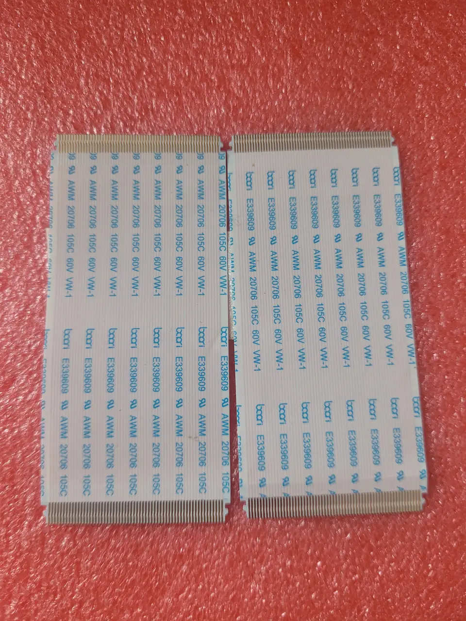 Шлейф LVDS E339609 20706 AWM оригінальний стрічковий кабель 50x80mm